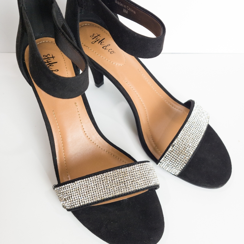 Style & Co Phillys Two-piece Evening Sandals-8 - Picture 6 of 7